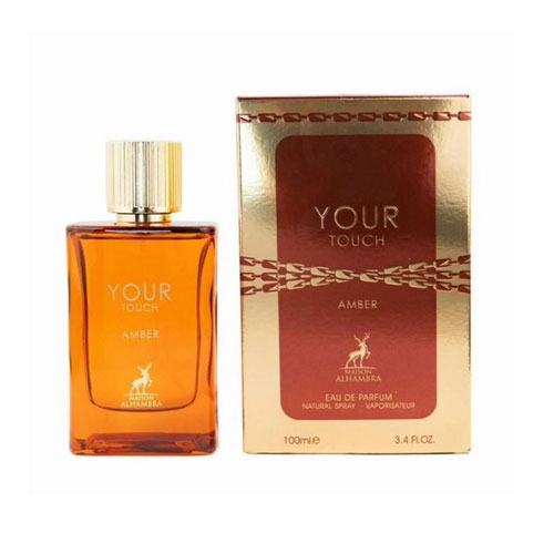 UP-MAIA-107 Maison Alhambra Your Touch Amber Unisex 3.4 para Unisex Eau de Parfum Spray - Imagen 1