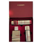 Set Al Haramain Amber Oud Ruby Unisex ( 3 Pc ) / Extrait De / Body para Unisex 75 ml Parfum Spray