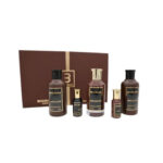 Set Bharara Chocolate Unisex ( 5 Pc ) / Body Lotion / Shower Gel / 2 Mini para Unisex 100 ml Eau de Parfum Spray