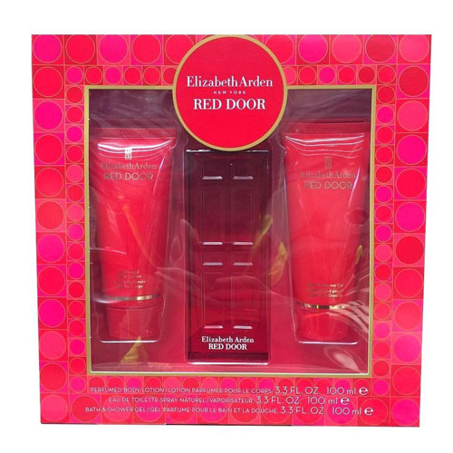 UPG-ELIA-28 Set Elizabeth Arden Red Door Woman ( 3Pcs ) ,3.4 B/L+3.4 Sh/G (Window Set) para Unisex 100 ml Eau de Toilette - Imagen 1