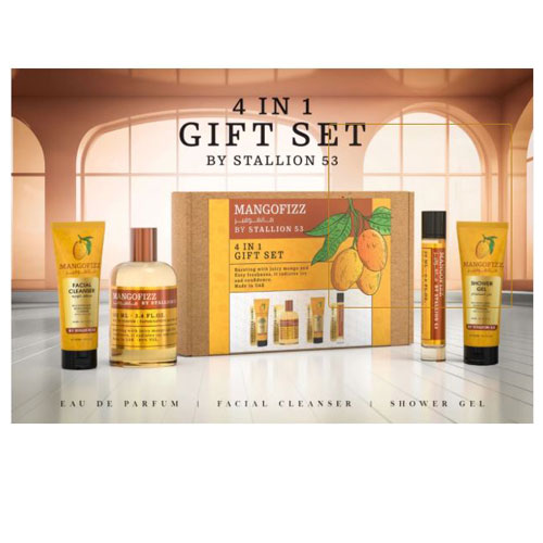 UPG-EMP-174 Set Empergofizz By Stallion 53 Unisex (4 Pc) / Sg/ Facial Cleaner /0.68 para Hombre 100 ml Eau de Parfum Spray - Imagen 1