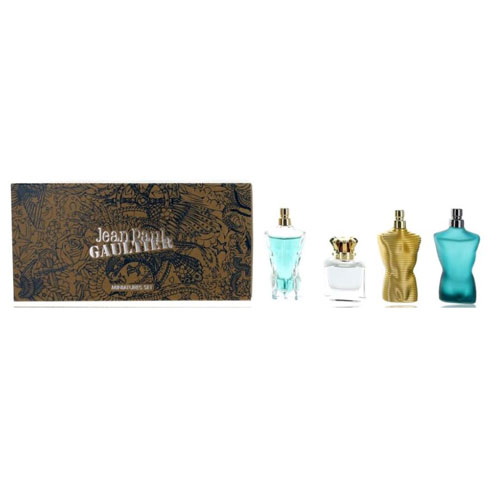 UPG-JEAP-77 Mini Set Jean Paul Gaultier (4 Pc ) X para Hombre 0.24 oz Eau de Toilette Spray - Imagen 1