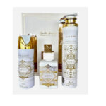 Set Lattafa Badee Al Oud Honor And Glory (3 Pc) / Deod /Air Freshner para Unisex 100 ml Eau de Parfum Spray