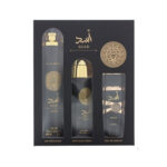 Set Lattafa Asad ( 3Pc ) / Deo / 10.14 Air Freshener para Hombre 100 ml Eau de Parfum