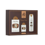 Set Lattafa Vintage Radio Unisex (3 Pc ) 3.4 / 0.68 / Perfumed Ray para Unisex 200 ml Eau de Parfum Spray