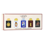 Set Lattafa Pride X ( 5 Pc )Nebras /Art Of Wood / Art Of Universe /Ansaam Gold / Kashan para Unisex 0.67 oz