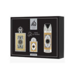 Set Lattafa Pride King Of Arabia (3 Pc) / / Body Ray para Hombre 100 ml Eau de Parfum Spray